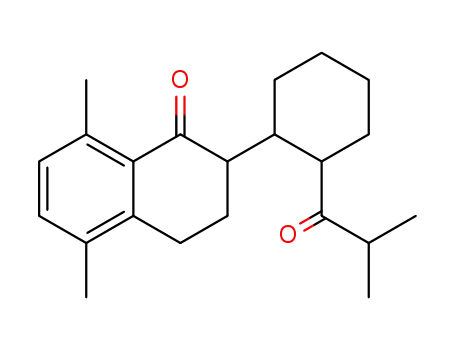 1-Oxo-5,8-dimethyl-2-(2-isobutyrylcyclohexyl)-tetralin