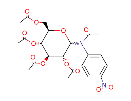 <i>N</i>,<i>O</i><sup>2</sup>,<i>O</i><sup>3</sup>,<i>O</i><sup>4</sup>,<i>O</i><sup>6</sup>-pentaacetyl-<i>N</i>-(4-nitro-phenyl)-ξ-D-glucopyranosylamine