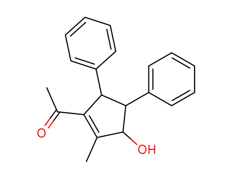 1-(3-hydroxy-2-methyl-4,5-diphenyl-cyclopent-1-enyl)-ethanone