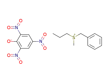 benzyl-methyl-propyl sulfonium ; picrate