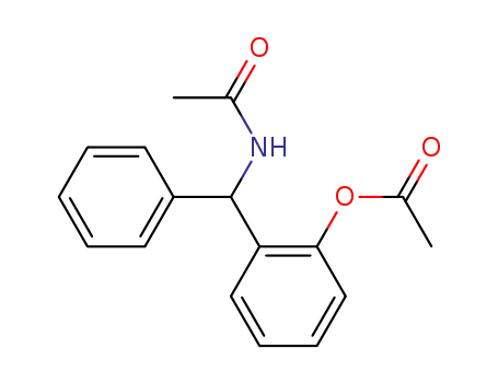 Molecular Structure of 107943-93-1 (1-acetoxy-2-(α-acetylamino-benzyl)-benzene)