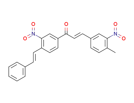 4-methyl-3,3'-dinitro-4'-<i>trans</i>-styryl-<i>trans</i>-chalcone