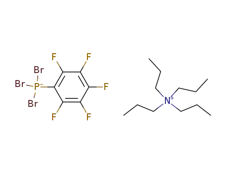 C<sub>12</sub>H<sub>28</sub>N<sup>(1+)</sup>*C<sub>6</sub>Br<sub>3</sub>F<sub>5</sub>P<sup>(1-)</sup>