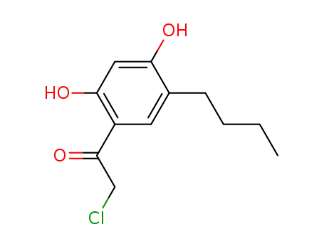 1-(5-butyl-2,4-dihydroxy-phenyl)-2-chloro-ethanone