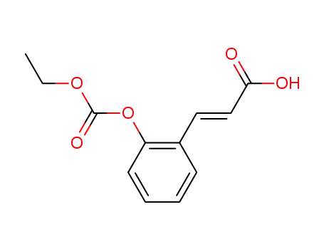 2-ethoxycarbonyloxy-<i>trans</i>-cinnamic acid