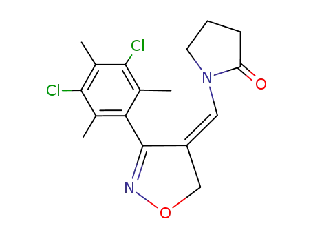 1-[3-(3,5-Dichloro-2,4,6-trimethyl-phenyl)-isoxazol-(4E)-ylidenemethyl]-pyrrolidin-2-one