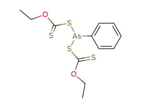 Molecular Structure of 2445-11-6 (6-Oxa-2,4-dithia-3-arsaoctanethioic acid, 3-phenyl-5-thioxo-, O-ethyl
ester)