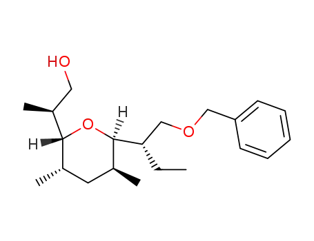 (S)-2-[(2R,3S,5S,6R)-6-((S)-1-Benzyloxymethyl-propyl)-3,5-dimethyl-tetrahydro-pyran-2-yl]-propan-1-ol