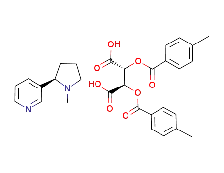 (+)-nicotine-(+)-di-p-toluoyltartrate