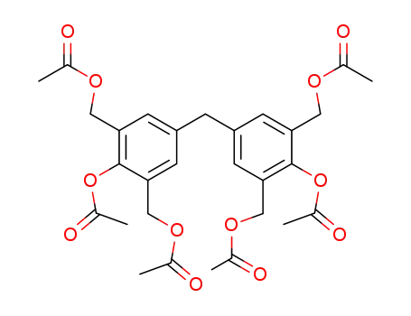 bis-(4-acetoxy-3,5-bis-acetoxymethyl-phenyl)-methane