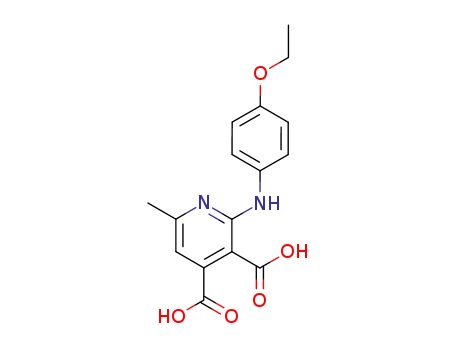 6-methyl-2-<i>p</i>-phenetidino-pyridine-3,4-dicarboxylic acid