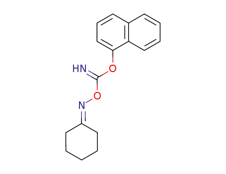 Molecular Structure of 7026-30-4 (O-<α-Naphthyloxy-carbimidoyl>-cyclohexanonoxim)