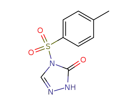 Molecular Structure of 112273-80-0 (4-(toluene-4-sulfonyl)-2,4-dihydro-[1,2,4]triazol-3-one)