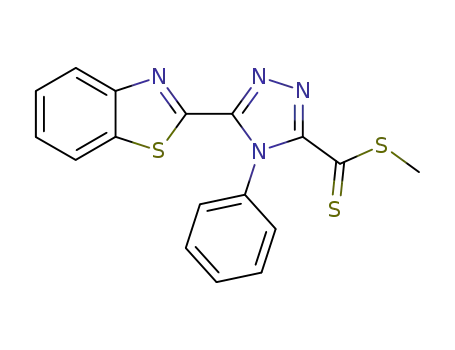 5-Benzothiazol-2-yl-4-phenyl-4H-[1,2,4]triazole-3-carbodithioic acid methyl ester