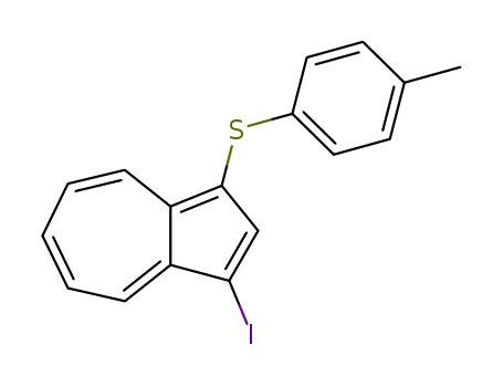 1-Iodo-3-(p-tolylthio) azulen