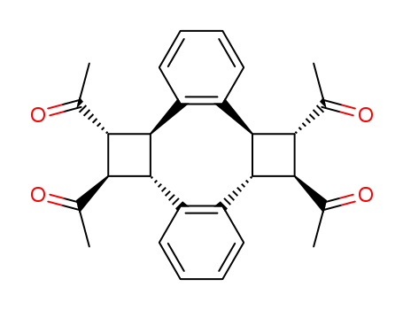 (1α,4α,5α,6β,7β,10β,11β,12α)-5,6,11,12-Tetraacetyldibenzo<b,h>tricyclo<8.2.0.0<sup>4,7</sup>>dodecan