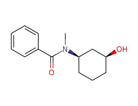 (+/-)-<i>N</i>-(<i>cis</i>-3-hydroxy-cyclohexyl)-<i>N</i>-methyl-benzamide