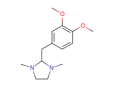 Molecular Structure of 136178-74-0 (2-(3,4-dimethoxybenzyl)-1,3-dimethylimidazolidine)