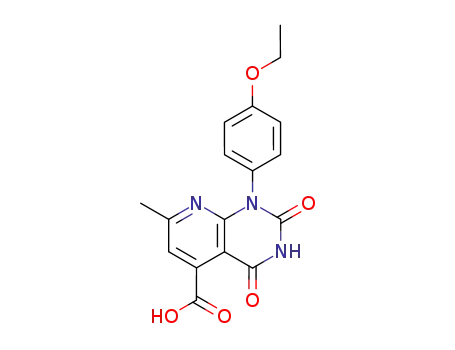 1-(4-ethoxy-phenyl)-7-methyl-2,4-dioxo-1,2,3,4-tetrahydro-pyrido[2,3-<i>d</i>]pyrimidine-5-carboxylic acid