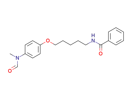1-(5-benzoylamino-pentyloxy)-4-(formyl-methyl-amino)-benzene