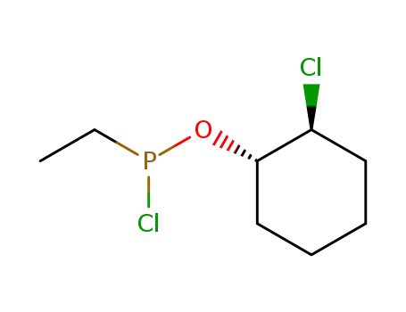 (+/-)-ethyl-chloro-(<i>trans</i>-2-chloro-cyclohexyloxy)-phosphine