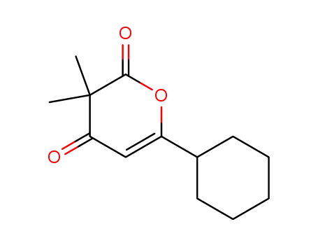 6-Cyclohexyl-3,3-dimethyl-2H-pyran-2,4(3H)-dion