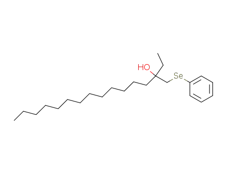 2-ethyl-2-hydroxypentadecyl phenyl selenide