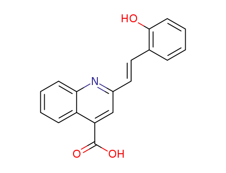 2-(2-hydroxy-styryl)-quinoline-4-carboxylic acid