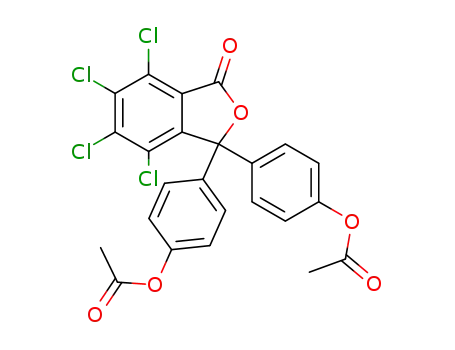 3,3-bis-(4-acetoxy-phenyl)-4,5,6,7-tetrachloro-phthalide