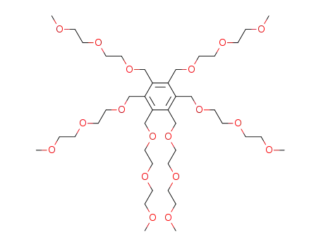 Hexakis<2-methoxy(2-ethoxy-ethoxymethyl)>benzen