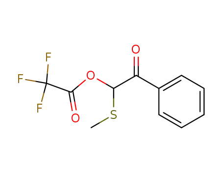 α-trifluoroacetoxy-ω-methylsulfinylacetophenone