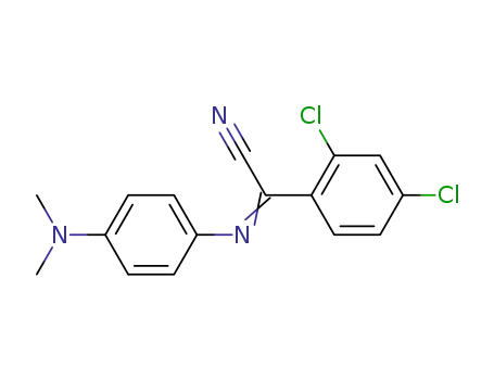 (2,4-dichloro-phenyl)-(4-dimethylamino-phenylimino)-acetonitrile