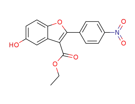 5-hydroxy-2-(4-nitro-phenyl)-benzofuran-3-carboxylic acid ethyl ester