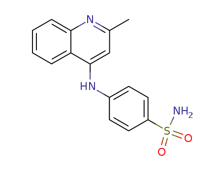 Molecular Structure of 97739-99-6 (<i>N</i>-(2-methyl-[4]quinolyl)-sulfanilic acid amide)