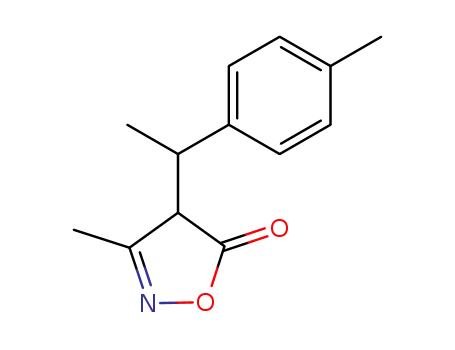 3-Methyl-4-(1-p-tolyl-ethyl)-4H-isoxazol-5-one