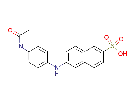 6-(3-Acetamidoanilino)naphthalene-2-sulfonic acid