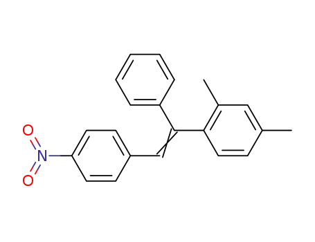 1-Phenyl-1-(2,4-dimethyl-phenyl)-2-(4-nitro-phenyl)-aethen