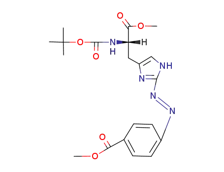 N<sup>α</sup><(tert-Butoxy)carbonyl>-2-<4-(methoxycarbonyl)phenylazo>-L-histidine Methyl Ester