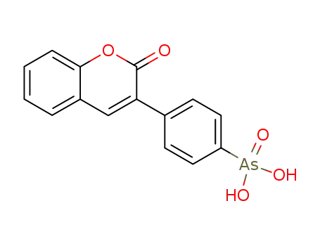 [4-(2-oxo-2<i>H</i>-chromen-3-yl)-phenyl]-arsonic acid