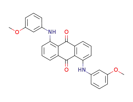 1,5-di-<i>m</i>-anisidino-anthraquinone