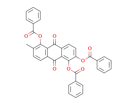 1,2,5-tris-benzoyloxy-6-methyl-anthraquinone