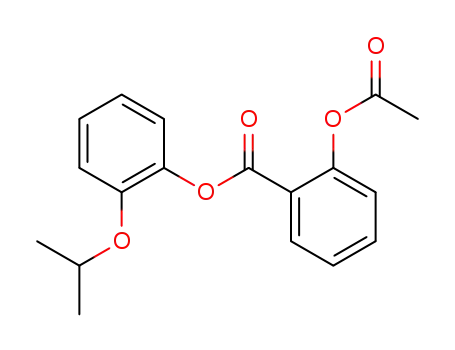 Molecular Structure of 130632-01-8 (2-Acetoxy-benzoic acid 2-isopropoxy-phenyl ester)