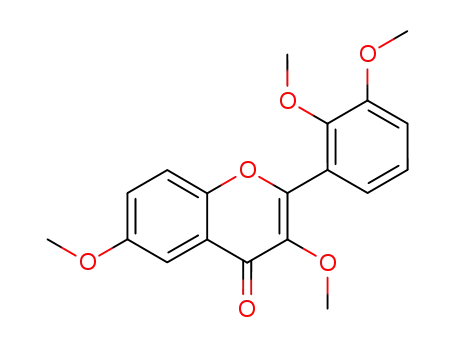 4H-1-Benzopyran-4-one, 2-(2,3-dimethoxyphenyl)-3,6-dimethoxy-