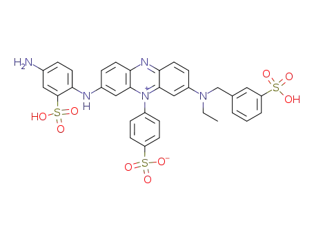 3-[ethyl-(3-sulfo-benzyl)-amino]-7-[(4-amino-2-sulfo-phenyl)-amino]-5-(4-sulfo-phenyl)-phenazinium betaine