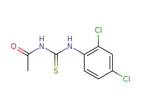 Molecular Structure of 134773-13-0 (N-(2,4-dichlorophenyl)-N'-acetylthiourea)