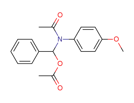 acetoxy-(<i>N</i>-acetyl-<i>p</i>-anisidino)-phenyl-methane