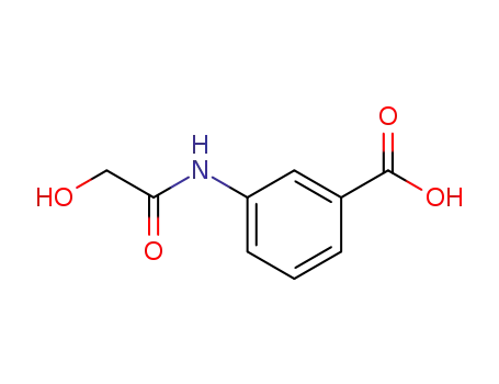 Molecular Structure of 1011573-32-2 (3-glycoloylamino-benzoic acid)