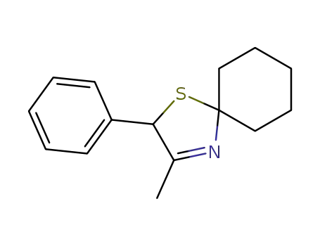 3-methyl-2-phenyl-1-thia-4-aza-spiro[4.5]dec-3-ene