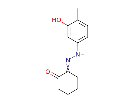 Molecular Structure of 24993-21-3 (1,2-Cyclohexandion-(3-hydroxy-4-methylphenylhydrazon))