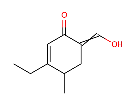4-Methyl-3-ethyl-6-hydroxymethylen-cyclohexen-<sup>(2)</sup>-on-<sup>(1)</sup>